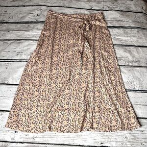 NWT Love, Fire Floral Print Maxi Skirt Size L